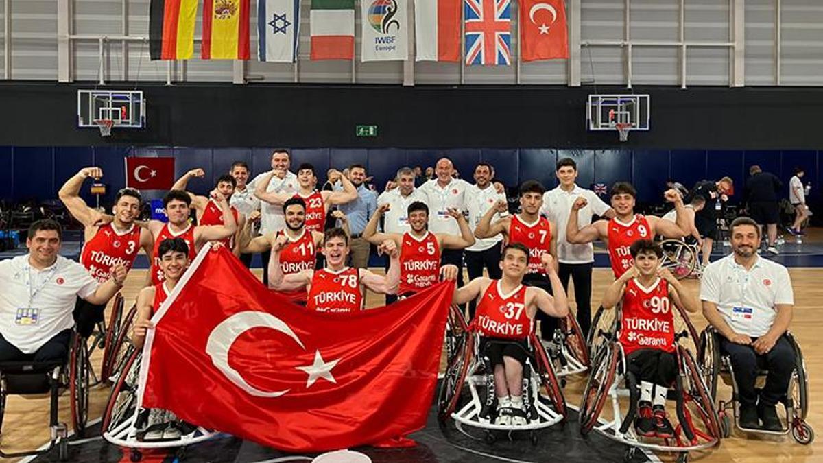 U23 Tekerlekli Sandalye Basketbol Milliler, Avrupa üçüncüsü!