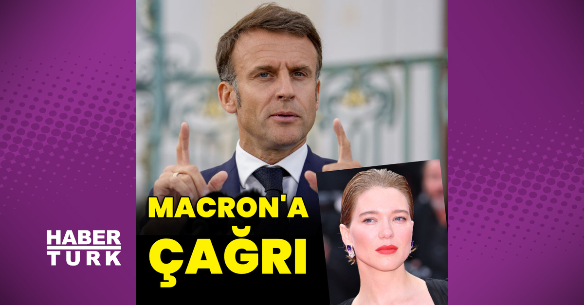 Ünlü isimlerden Emmanuel Macron'a çağrı