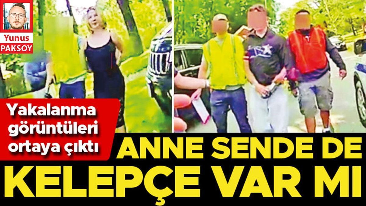 Yakalanma görüntüleri ortaya çıktı: Anne-oğula ters kelepçe