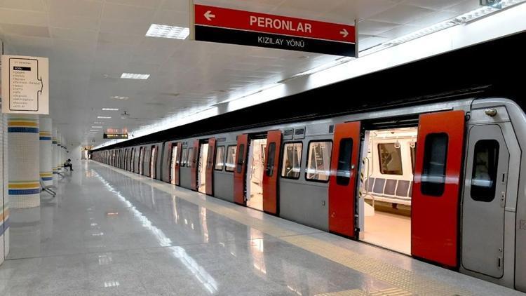 Ankara'da metro seferleri durdu