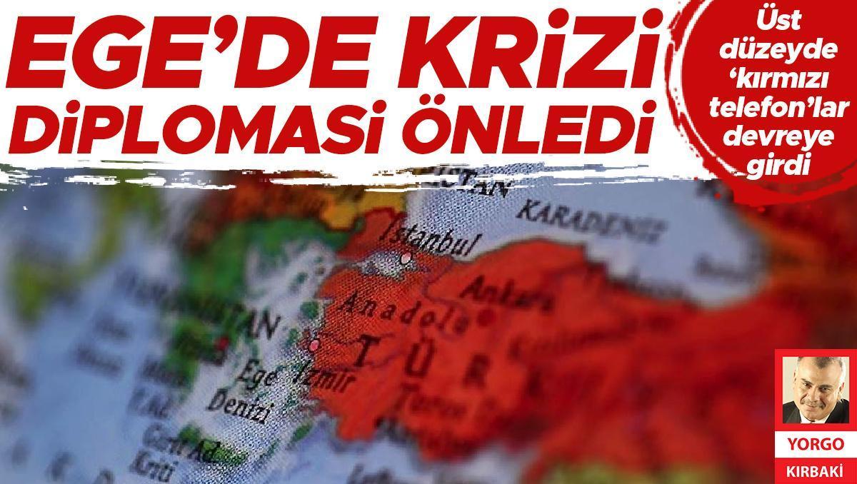 Ege’de krizi diplomasi önledi