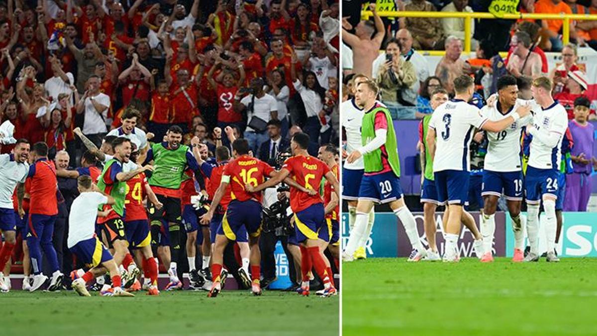 EURO 2024'te tamamlanan 50 maç sonrası tüm gözler İspanya-İngiltere finalinde