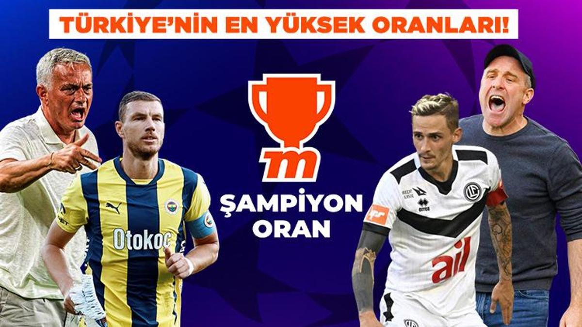 Fenerbahçe - Lugano maçı Türkiye'nin 'En Yüksek' iddaa oranları ile Misli'de