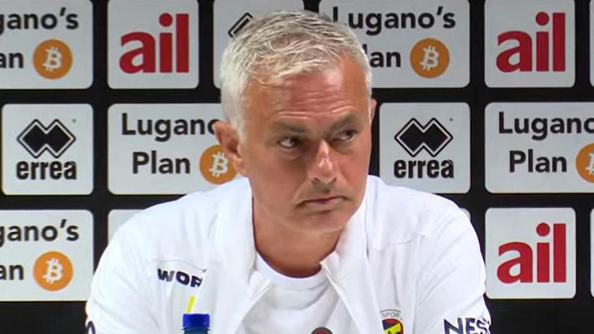 Fenerbahçe'de Jose Mourinho'dan Lugano maçı sözleri! 'Avantaj yaratmaya çalışıyorlar'