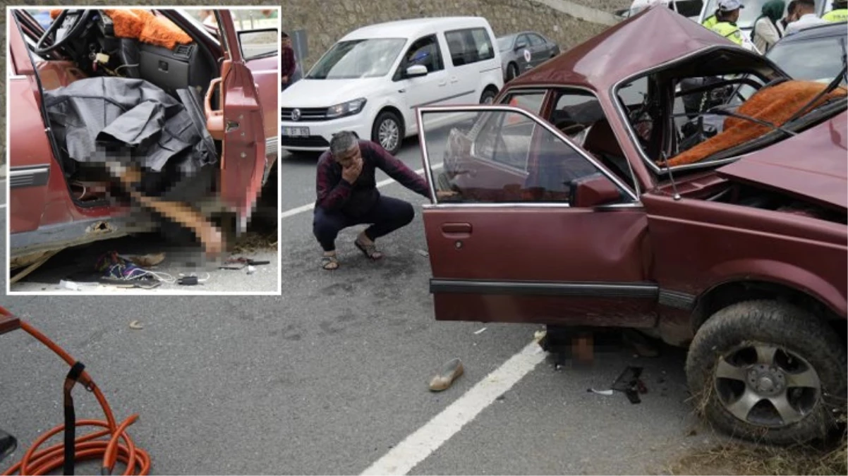 Gümüşhane'de korkunç kaza! Hurdaya dönen otomobil yaşlı çifte mezar oldu