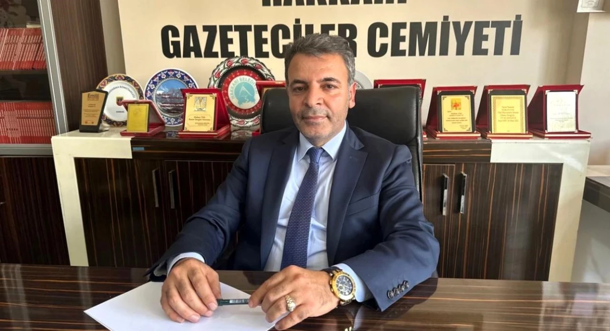 Hakkari Gazeteciler Cemiyeti'nin Yeni Başkanı Ali Yiğit Oldu