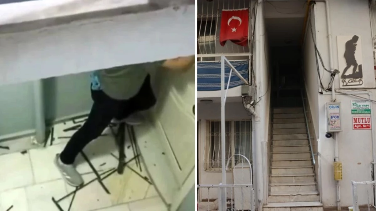 İzmir'de bir ev sahibi, kapısına dayandığı kiracısına dehşeti yaşattı