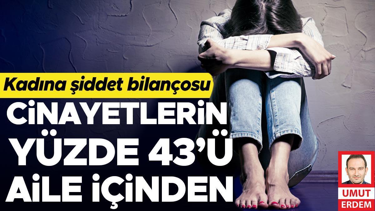 Kadına şiddet bilançosu: Cinayetlerin yüzde 43’ü aile içinden