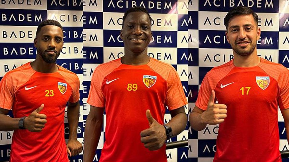 Kayserispor'da sağlık kontrolleri devam ediyor