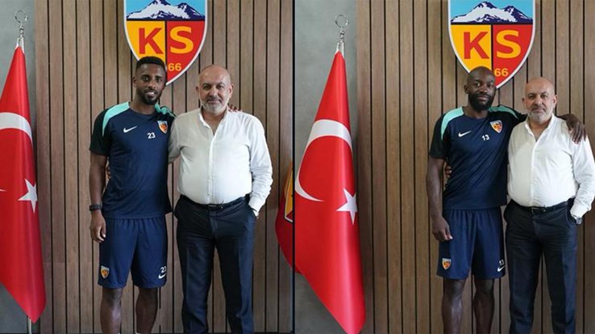 Kayserispor'dan Lionel Carole ve Stephane Bahoken'e yeni sözleşme