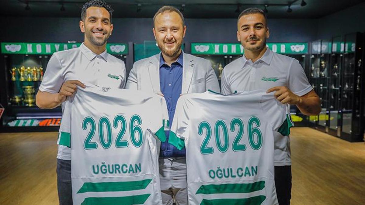 Konyaspor'dan Oğulcan Ülgün ve Uğurcan Yazğılı'ya yeni sözleşme