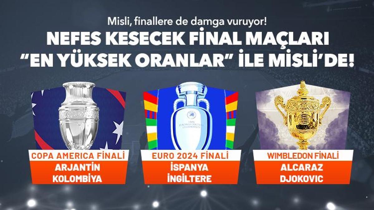 Misli, finallere de damga vuruyor! Nefes kesecek final maçları “En Yüksek Oranlar” ile Misli’de!