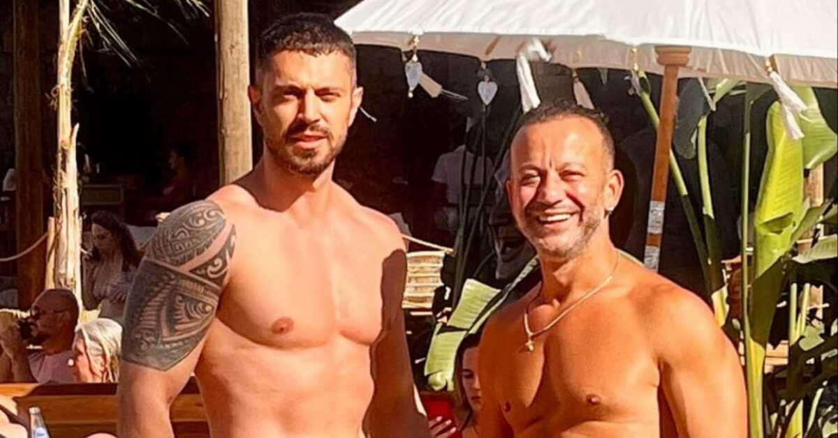 Murat Boz ve Rıza Kocaoğlu'ndan kas şov