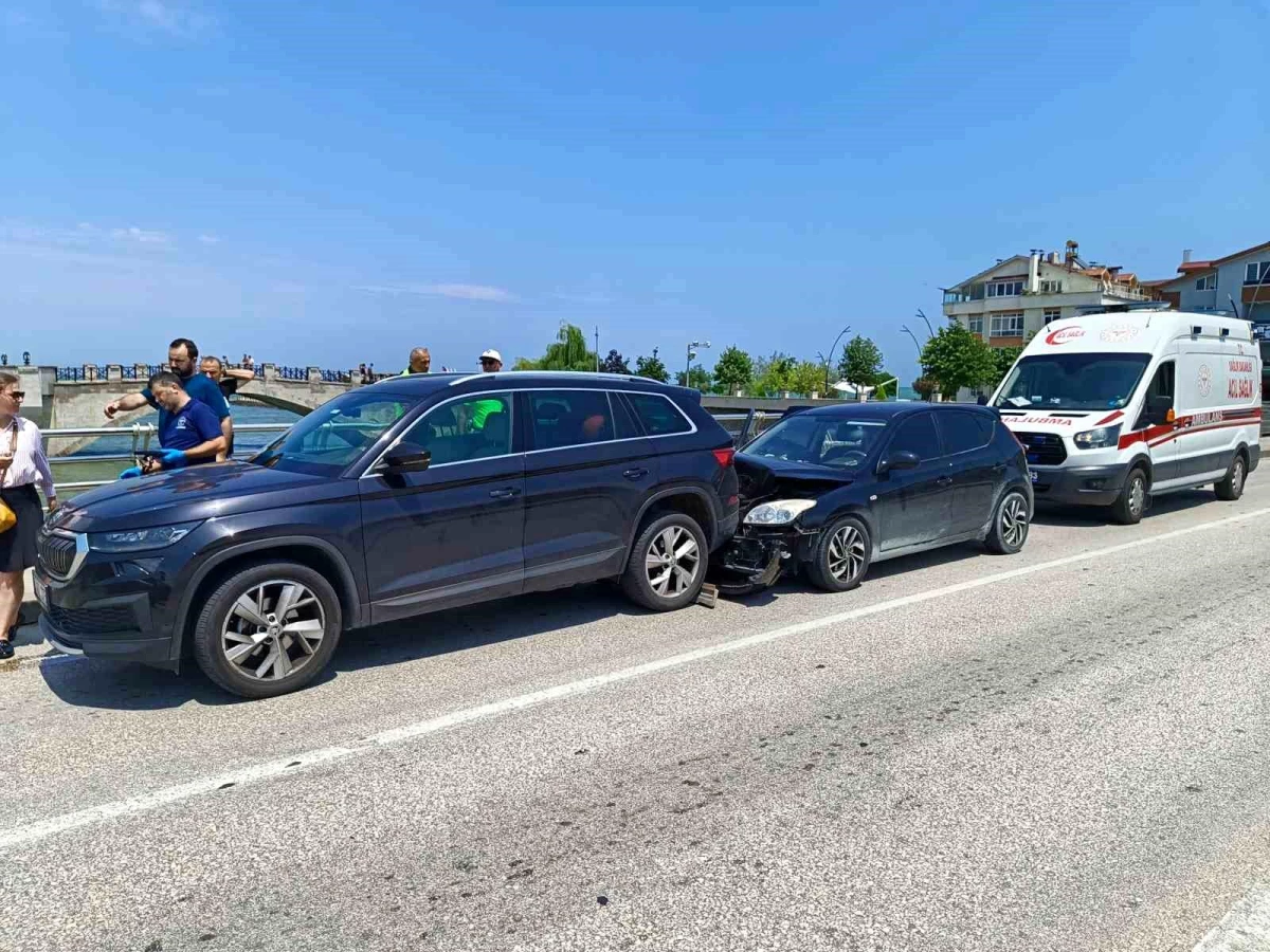 Ordu'da otomobil ile cipin çarpışması sonucu bir kişi yaralandı