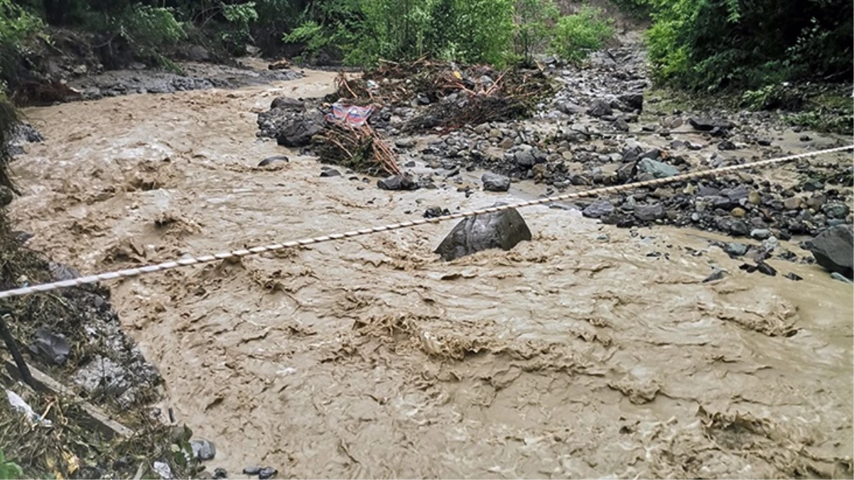 Ordu'da sel! Sulara kapılan 1 kişi hayatını kaybetti