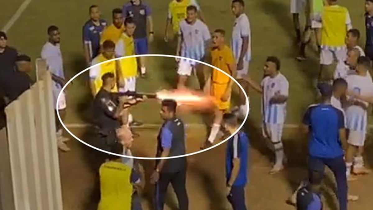 Polis futbolcuyu vurdu! Skandal olay dünya gündeminde!