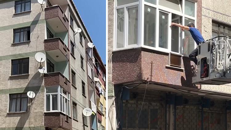 Polis, itfaiye aracıyla eve girdi: Komşuların fark ettiği hırsızlar gözaltına alındı