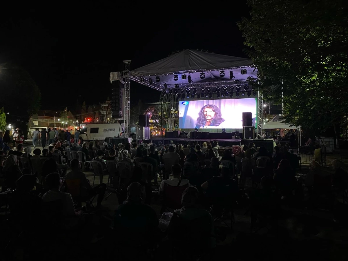 Söğüt'te düzenlenen film gecesi binlerce kişiyi bir araya getirdi