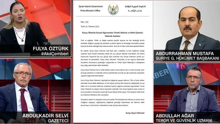 Son dakika: Suriye Geçici Hükümeti Başbakanı Abdurrahman Mustafa CNN Türk'te konuştu: Biz Türkiye'de misafiriz, kanunlara uymak zorundayız