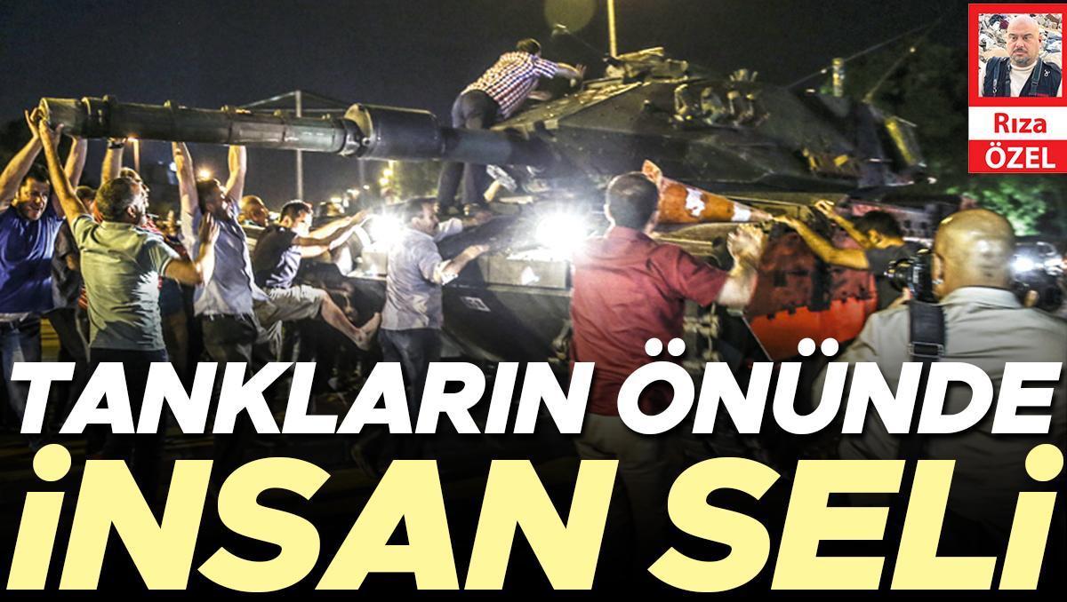 Tanklara karşı omuz omuza