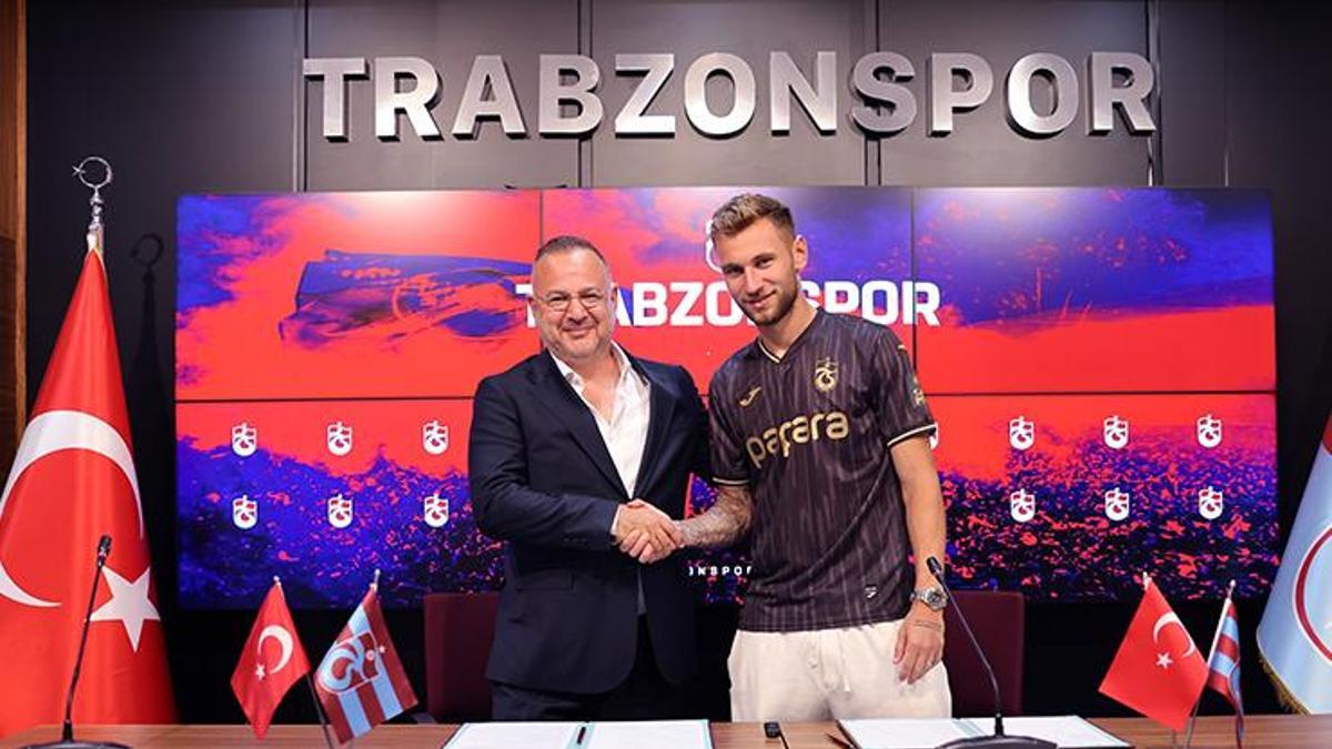 Trabzonspor'un yeni transferi imzayı attı!