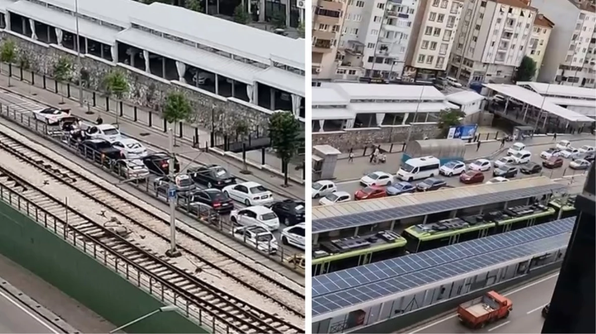 Yolu kapatıp halay çeken konvoylar, sürücüleri çileden çıkardı