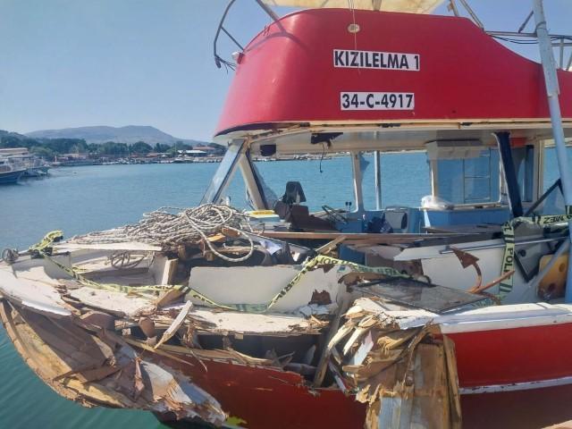 Yunan Sahil Güvenlik botunun teknesine çarptığı balıkçı o anları anlattı