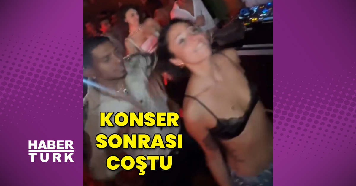 Zeynep Bastık konser sonrası coştu - Magazin haberleri