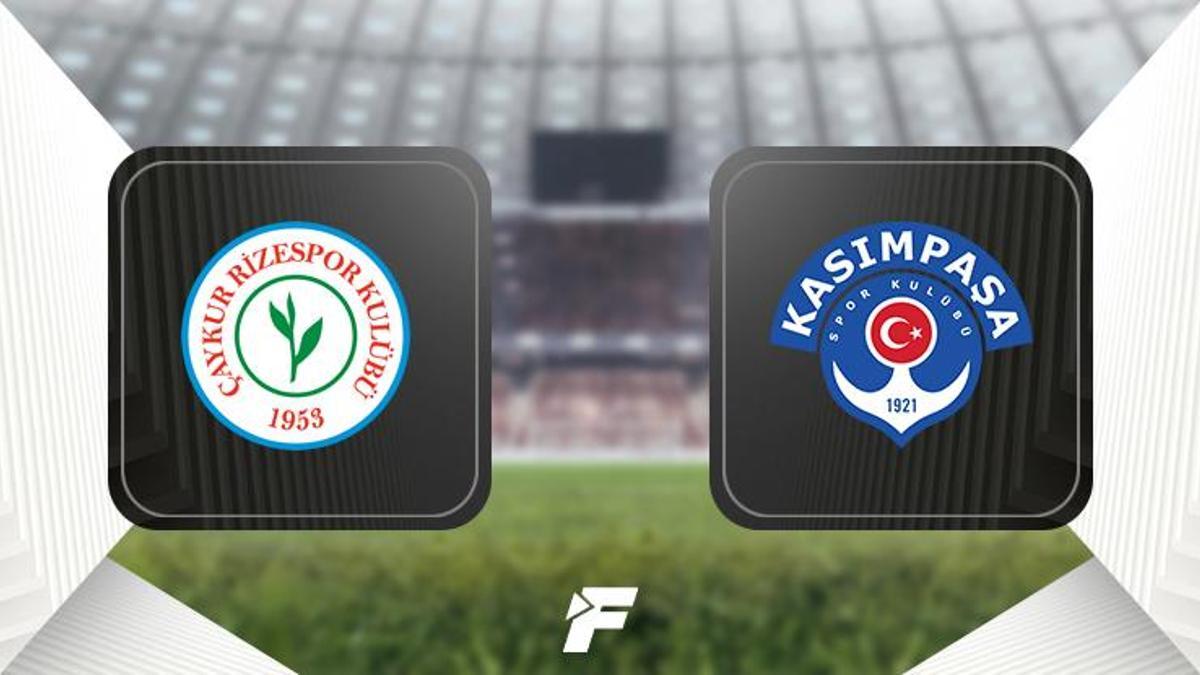 Çaykur Rizespor-Kasımpaşa maçı ne zaman, saat kaçta, hangi kanalda? (Muhtemel 11'ler)