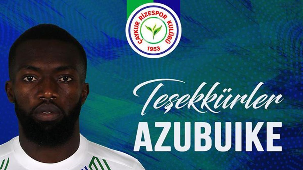 Çaykur Rizespor'dan Okechukwu Azubuike'ye veda