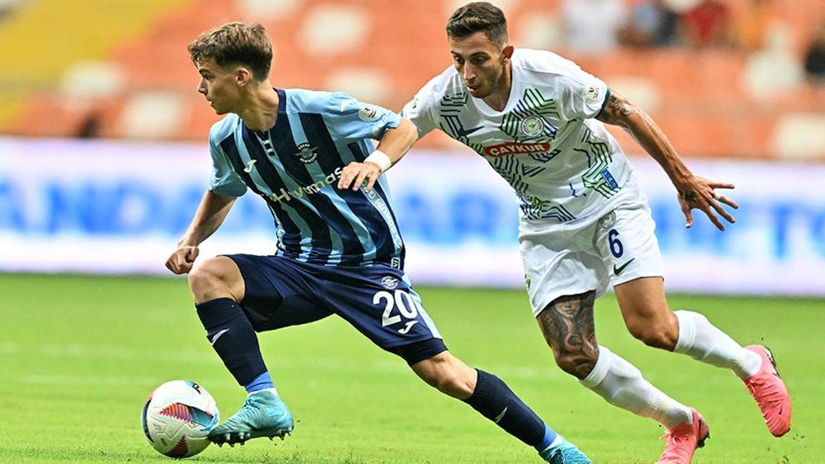 (ÖZET) Adana Demirspor - Çaykur Rizespor maç sonucu: 1-2 | Adana'da kazanan Rizespor!