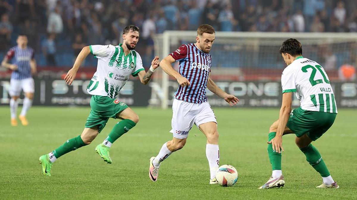 (ÖZET) Trabzonspor - St. Gallen maç sonucu: 1-1 (Penaltılar: 4-5) | Penaltılarla Konferans Ligi'ne veda!