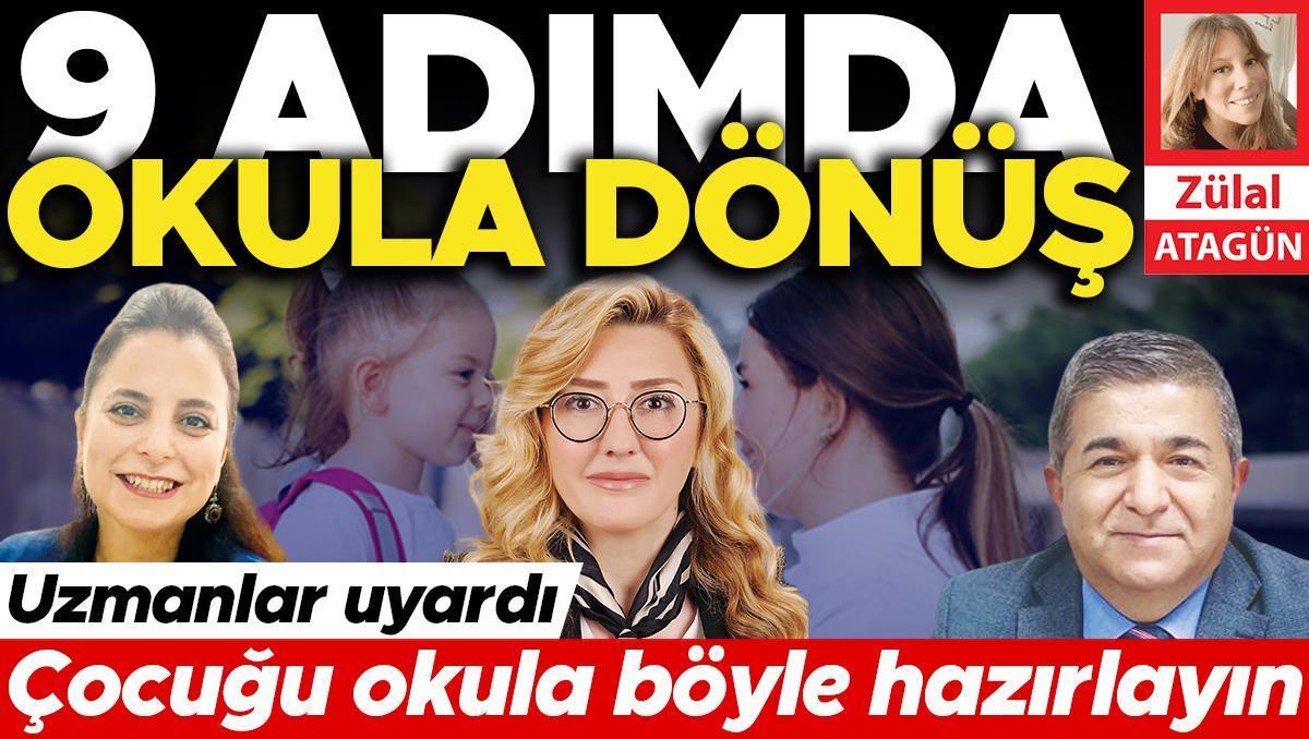 9 adımda okula dönüş