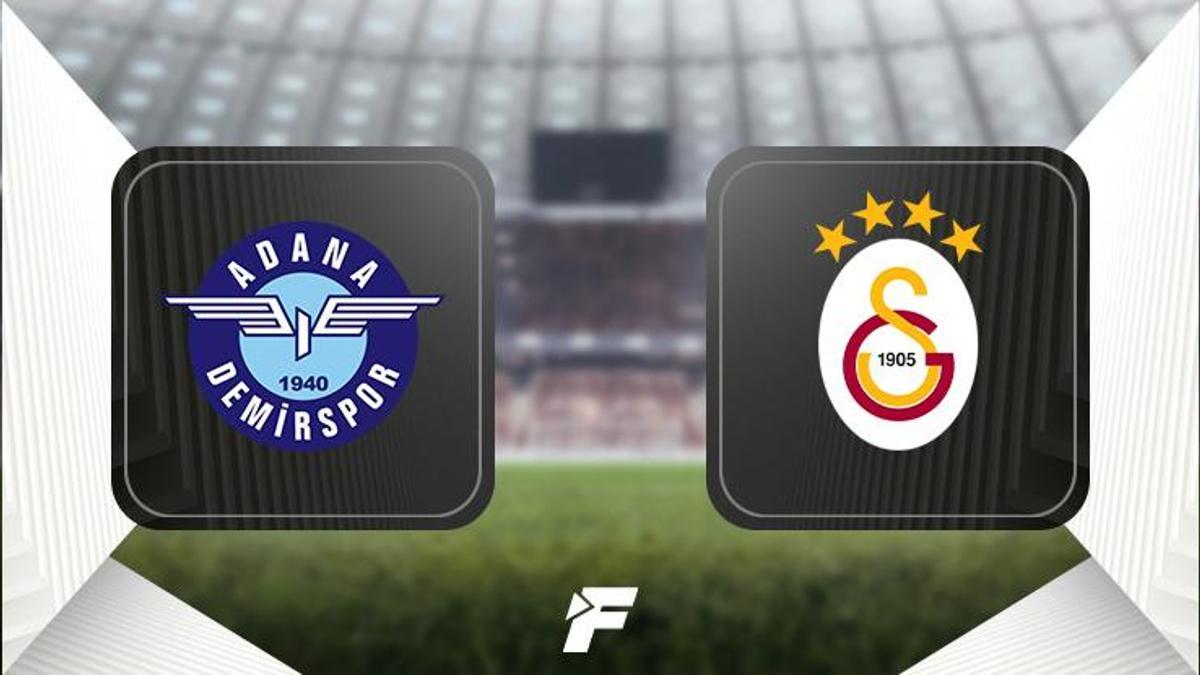 Adana Demirspor-Galatasaray maçı öncesi son dakika