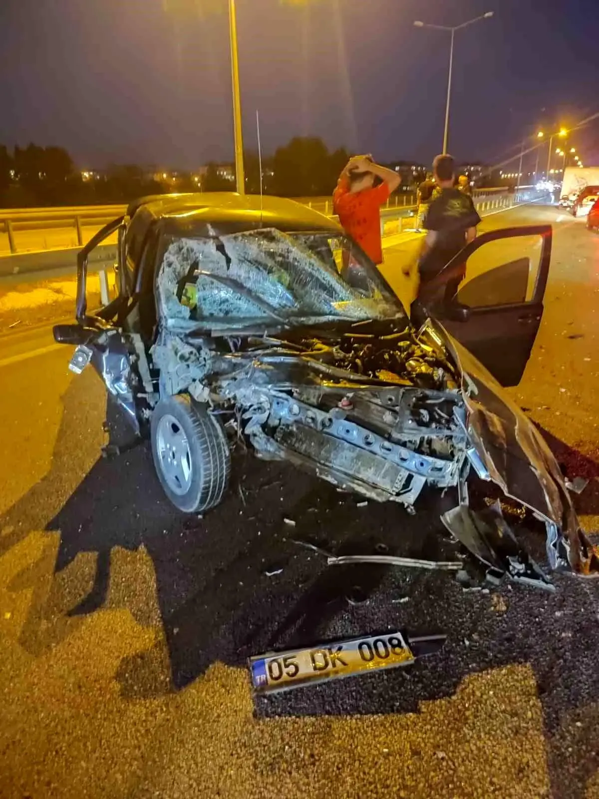 Amasya'da Zincirleme Kaza: 1 Yaralı