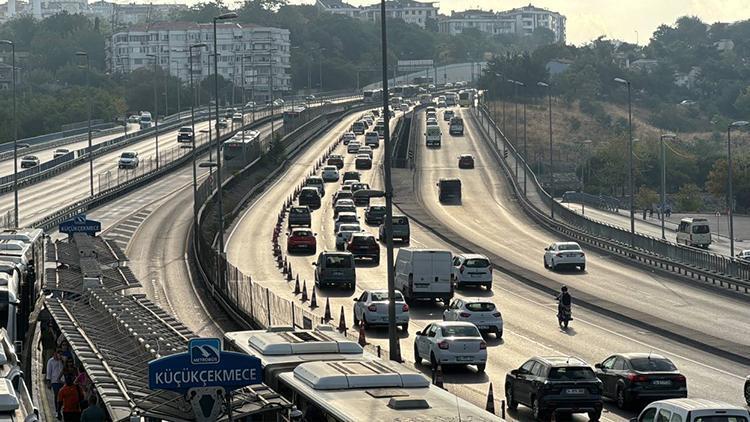 Avcılar ve Küçükçekmece'de yoğun trafik