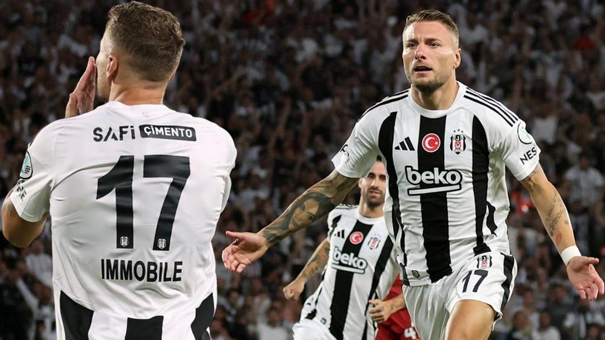 Beşiktaş'ta Ciro Immobile açılışı yaptı! Tarihe geçen gol...