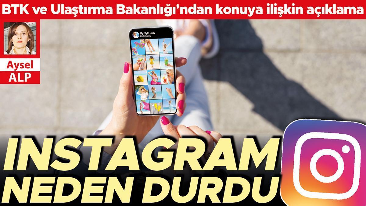 BTK ve Ulaştırma Bakanlığı açıkladı: Instagram  neden durdu