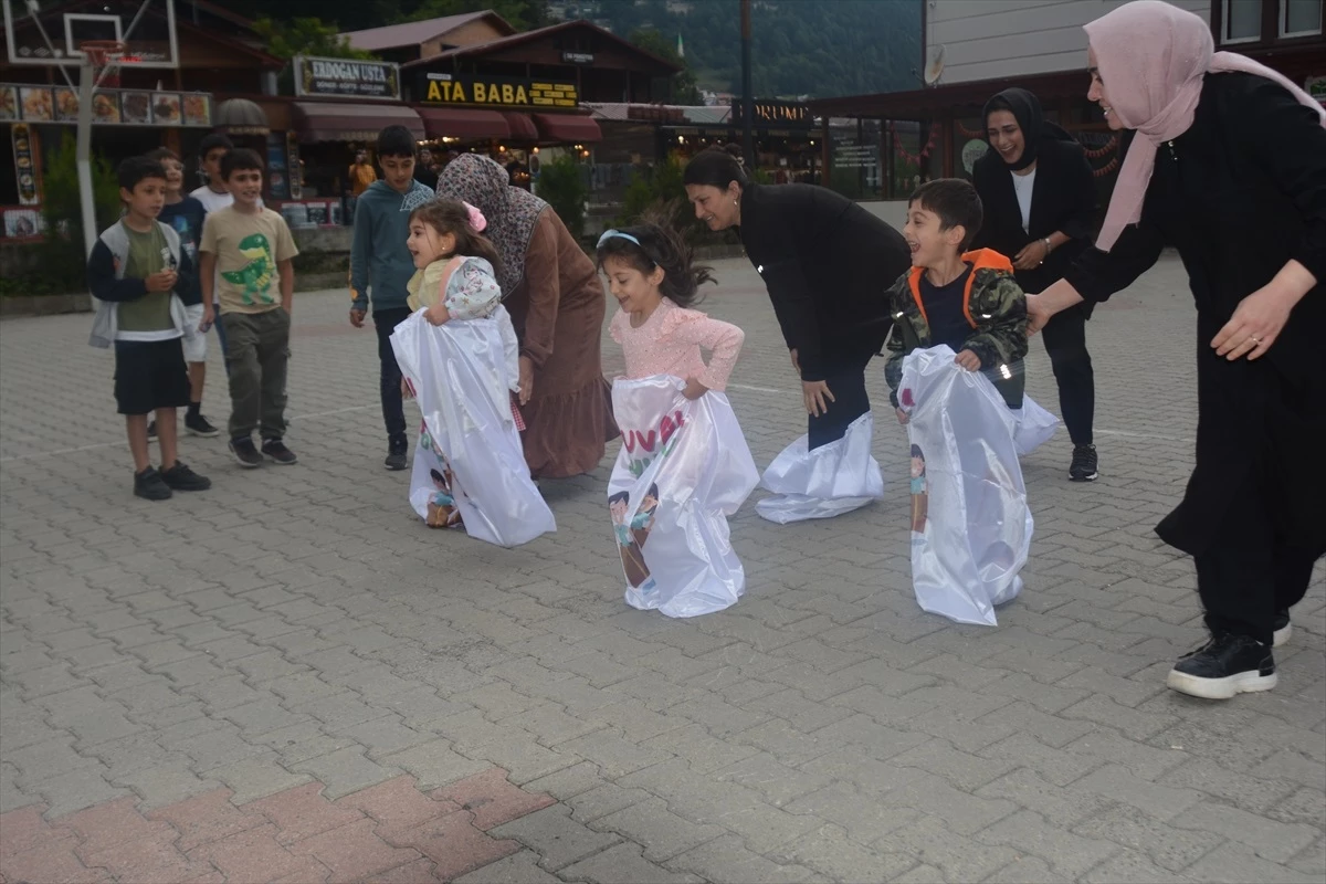 Çaykara'da çocuk şenliği düzenlendi