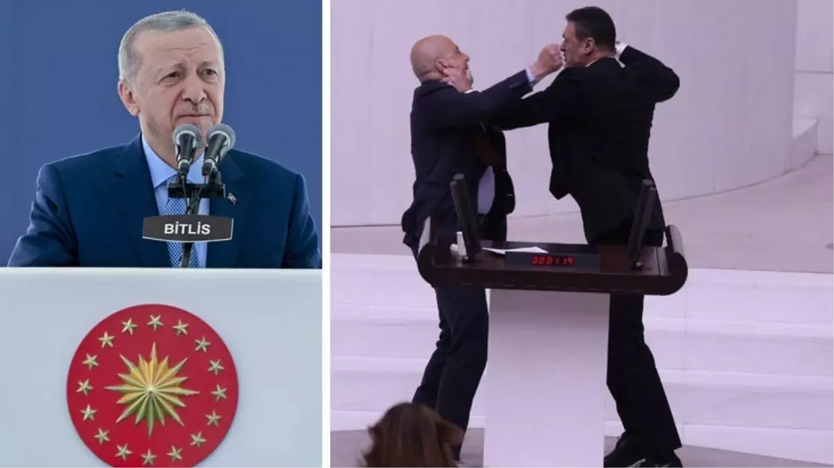 Cumhurbaşkanı Erdoğan'dan Alper Özalan'ın Ahmet Şık'ı yumruklamasına ilk yorum