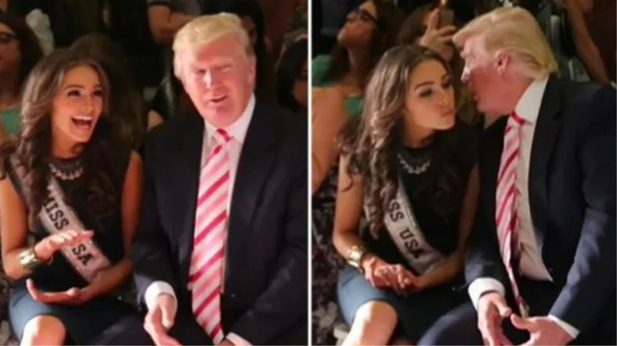 Donald Trump'ın eski Amerika güzeli Olivia Culpo ile samimi samimi fotoğrafları ortaya çıktı