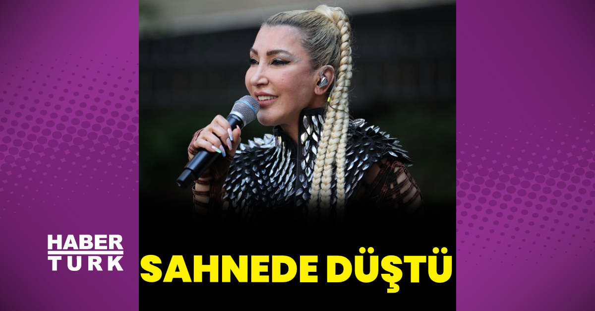 Hande Yener sahnede düştü - Magazin haberleri