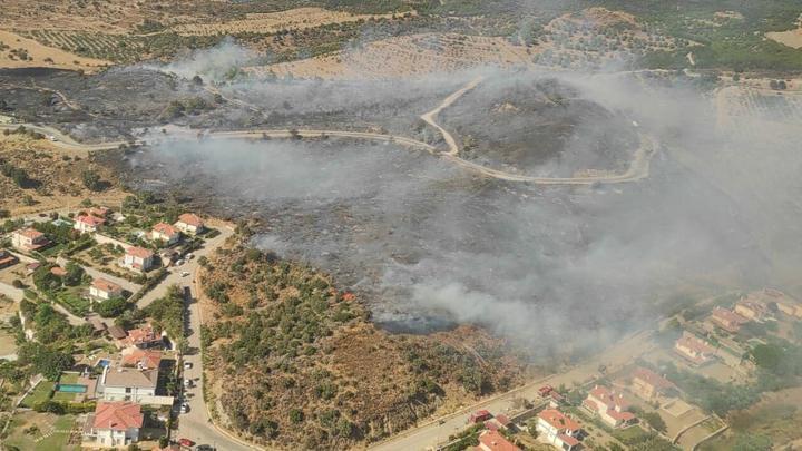 İzmir ve Manisa'da orman yangını! Havadan ve karadan müdahale ediliyor