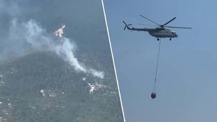 Kazdağları'nda orman yangını: Havadan ve karadan müdahale ediliyor