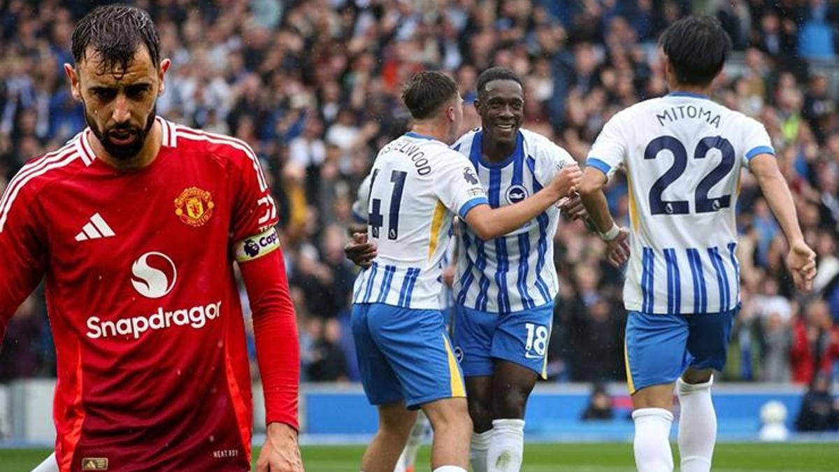 Manchester United 90+5'te yıkıldı! Ferdi Kadıoğlu'nun yeni takımı Brighton'dan büyük zafer...