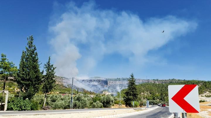 Mersin Silifke'de orman yangını