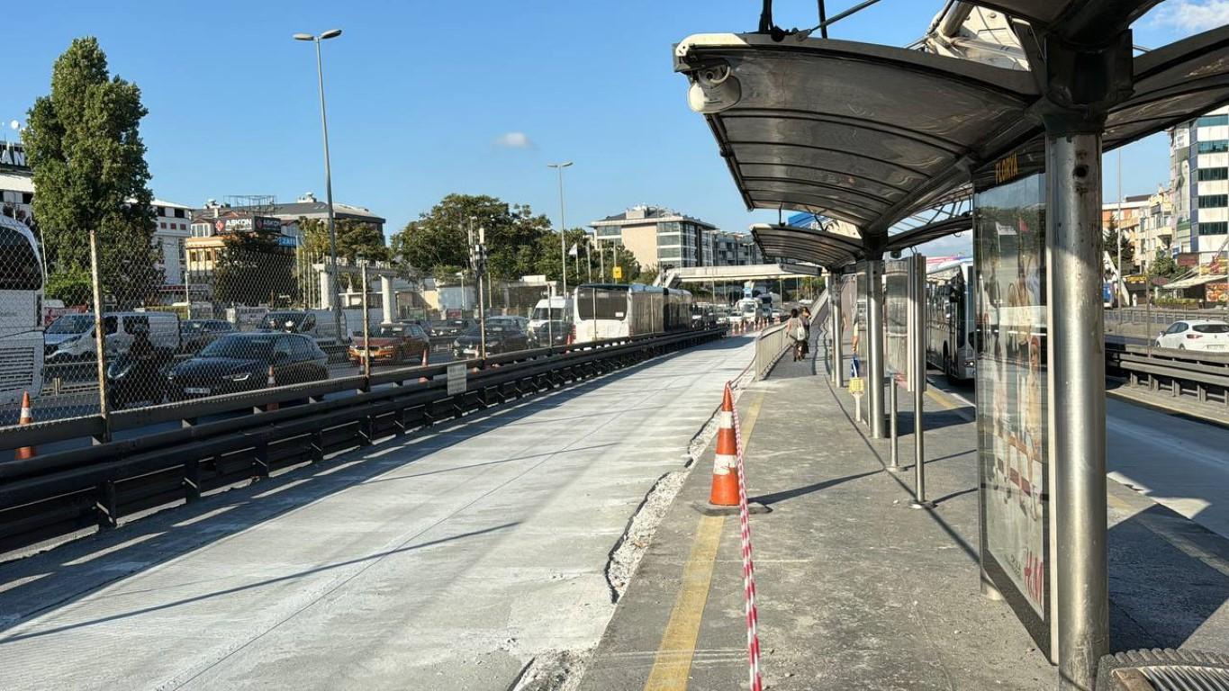 Metrobüs hattındaki çalışma nedeniyle Beşyol durağı hizmete kapatılacak