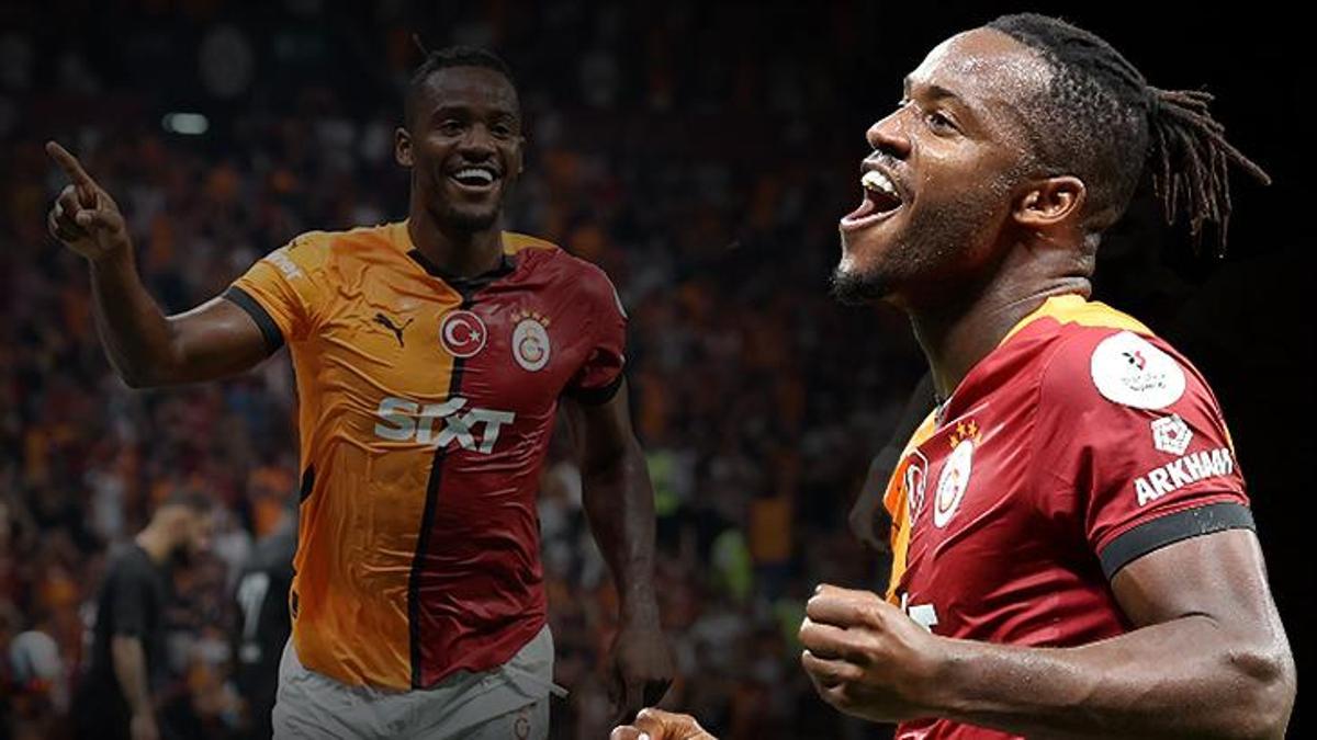 Michy Batshuayi yine bildiği işi yaptı! Tarihe geçti, Galatasaray'a 3 puanı getirdi...