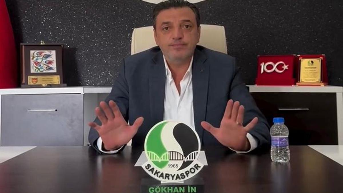 Sakaryaspor Başkanı Gökhan İn isyan etti: Beni itibarsızlaştırdılar