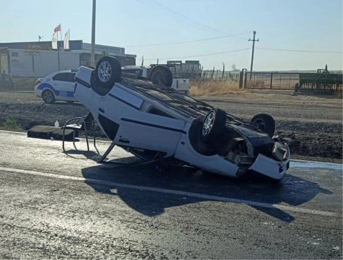 Şanlıurfa'da otomobil takla attı: 2 yaralı